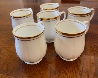 D15 - $20. Set of 6 Bharat bone China mugs.