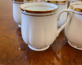 D15 - $20. Set of 6 Bharat bone China mugs.