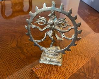 D21 - $25. Brass/Bronze Nataraja. approx 5" tall.