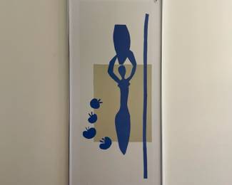 D24 - $30. Framed art. 19x40,