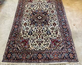 D7 - $75. Colorful wool rug. 48"x80".