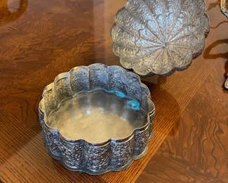D23 - $75. Indian jewelry box. 7" tall 6" wide.