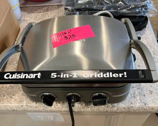 Cusinart griddle with removable plates