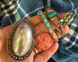 Some favorites:Brooch, button, Bracelets, ring.