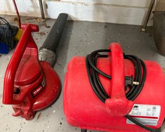 Floor fan and blower