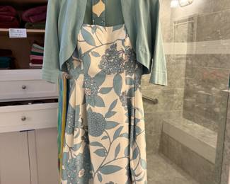 Pretty dress with matching sweater