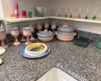 Pottery, ceramics and glassware