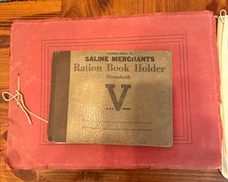 Ration book circa 1940s.