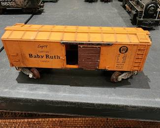 Lionel X2454 Curtiss Baby Ruth Box Car (c. 1946 & 1947) - $15.00