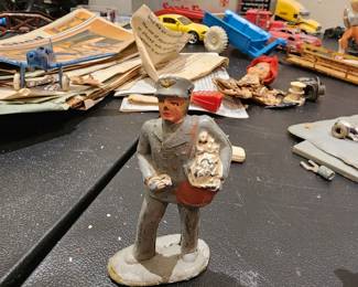 Barclay 853 Lead Postman (c. 1930's) - $9.00