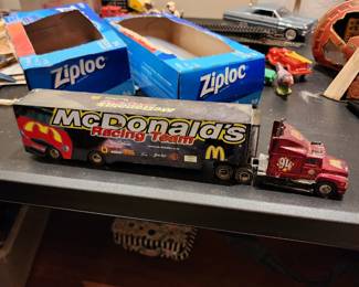 Bill Elliott's #94 McDonald's Racing Team Semi & Trailer - $10.00