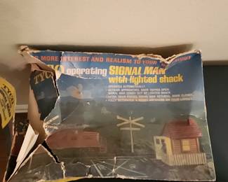 Tyco Signal Man with Lighted Shack (in Box) - $15.00