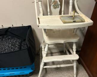 vintage highchair