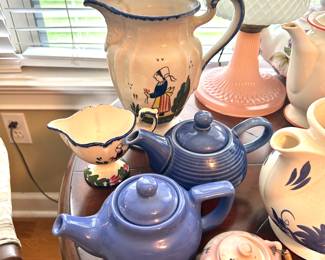 Blue Ridge, Hall pottery pitchers