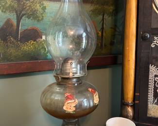 old oil lamp
