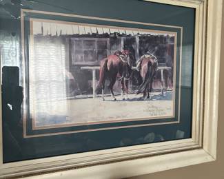 Buck Taylor ( Newly from Gunsmoke ) signed print