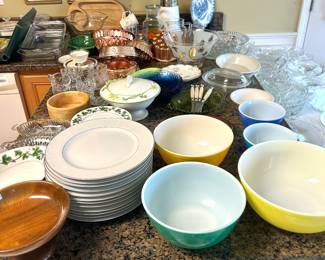 vintage pyres bowls