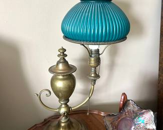 brass lamp