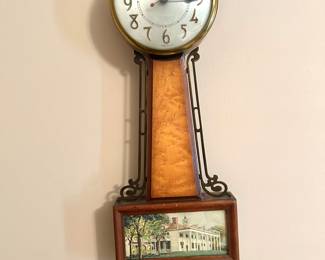 1940's Electrical Sessions Mt Vernon Banjo wall Clock