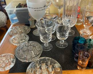 collection of glass frogs