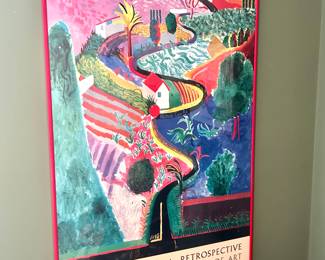 David Hockney print