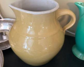 yellow ware pitcher