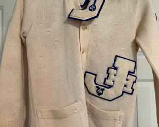 Jefferson High School letterman sweater