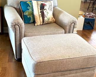 chair and ottoman