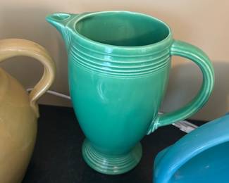 Green Fiesta pitcher
