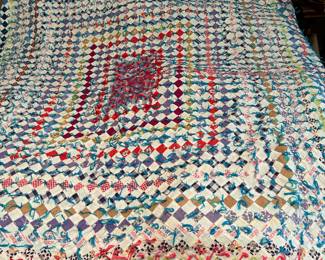Awesome quilt postage stamp square quilt