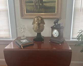 Restored clawfoot dining table