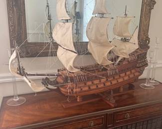 Large model tall ship