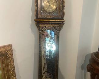 Mirrored tall clock