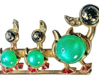 Jelly Belly Duck Family Brooch