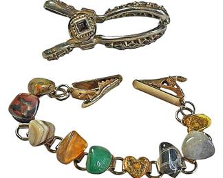 Gemstone Sweater Glove Clasps
