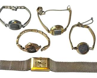 5 Vintage Watch Bracelets