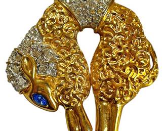 Nolan Miller Ram Brooch