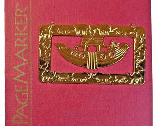 Noahs Ark 24K Plated Bookmark