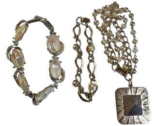 3 Vintage GoldTone Bracelets
