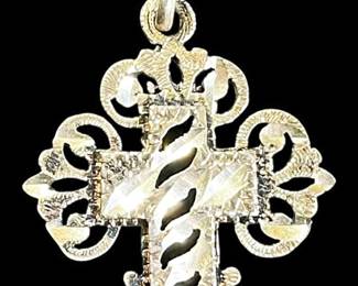 Sterling Silver Filigree Cross