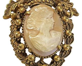 Floranza Cameo Brooch