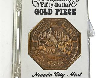 Nevada City $50 Replica Coin