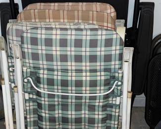 Outdoor folding chairs