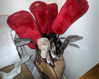 Golf Clubs and Bag