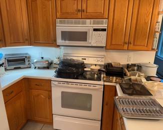 Small appliances, cookware and bakeware, etc. 