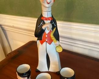 Art Deco Williams Goebel Jazz Player with three cups