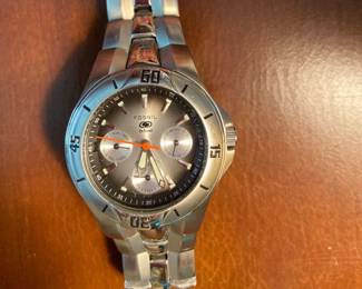 Men’s Fossil Blue water resistant watch