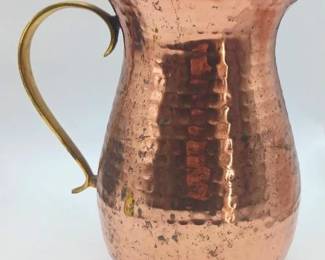 Hammered Copper Pitcher
