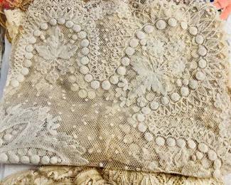 Large Collection of Vintage and Antique Linens & Lace