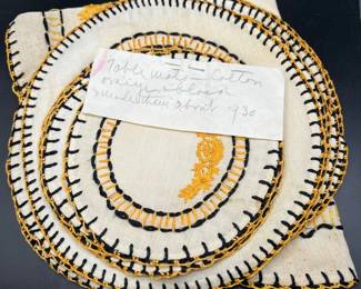 Handmade Table Mats from the 1930s